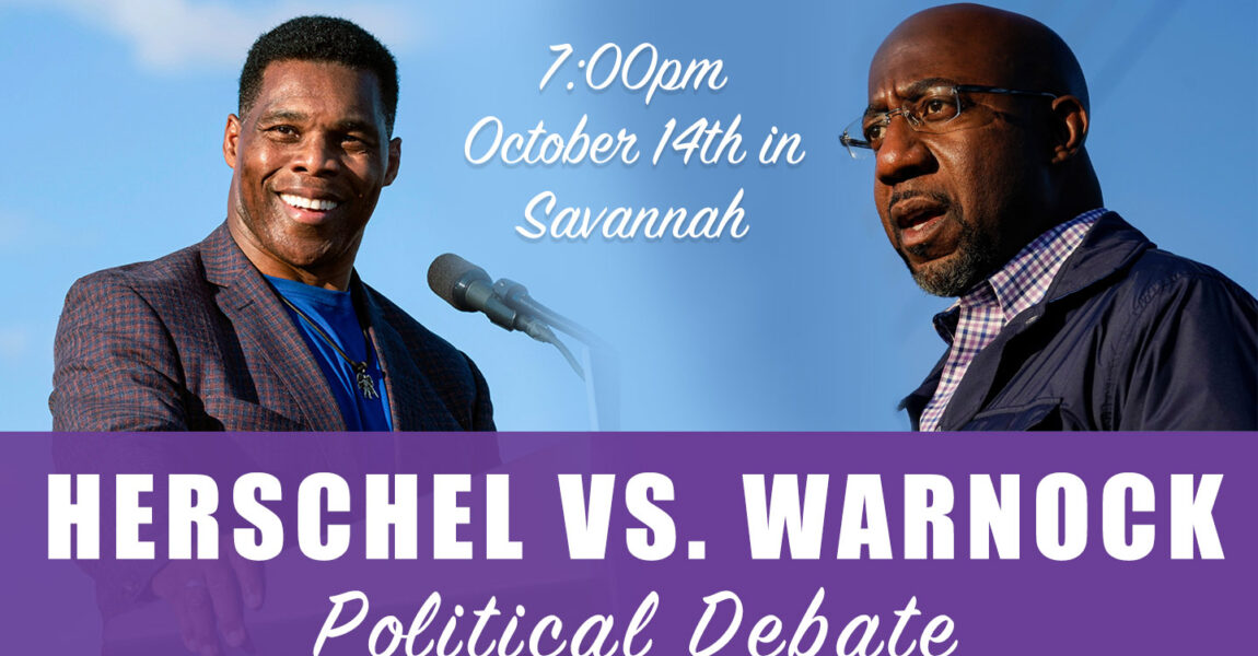Herschel Walker & Raphael Warnock Political Debate Friday, October 14th