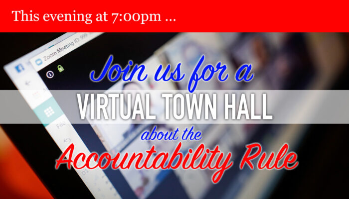 Virtual Town Hall on the Accountability Rule